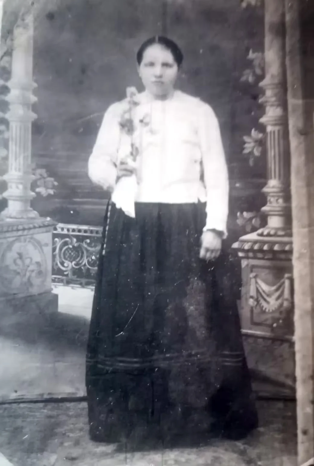 Екатерина Аксёновна Петрова, мама Ульяны Нестеровны, единственное фото которое сохранилось