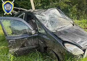 В Полоцке 16-летний подросток не справился с управлением и вылетел в кювет