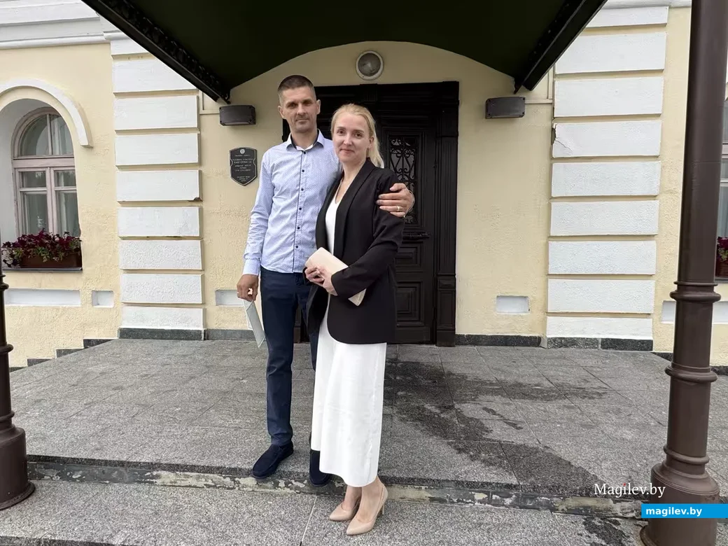 21.08.2026 г. Могилев. ЗАГС. Свадебная пара недели: Любовь и Владислав Басаревские.