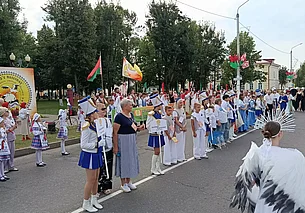 У Глуску прайшоў фестываль сямейнай творчасці «Сузор'е талентаў». Фотарэпартаж