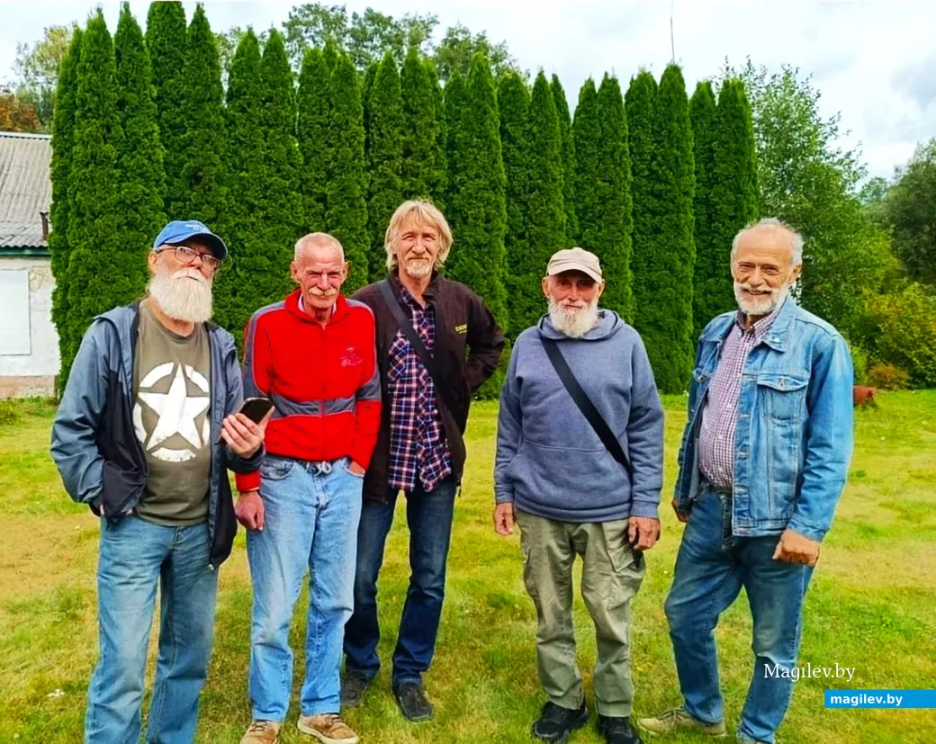 26.08.2026, Быховский район. Петька, Сашка Рипинский, Вовка, Борис, Пашка.