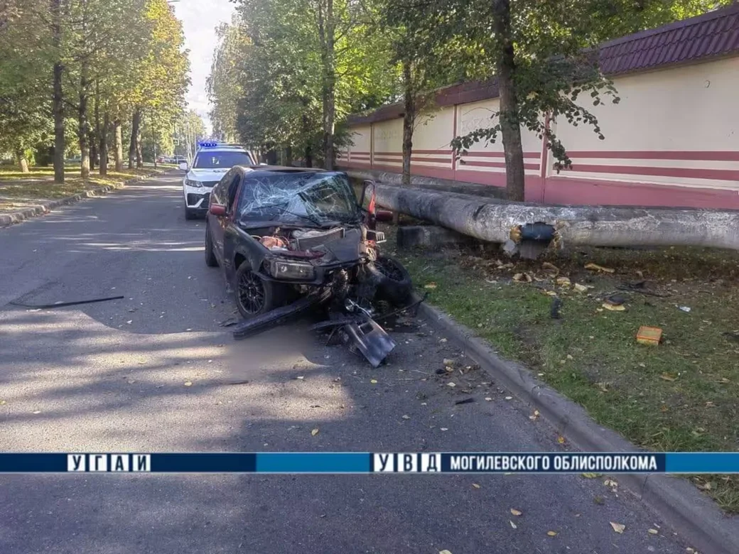  2.09.2026 г. ДТП в Могилеве. Фото: УГАИ УВД Могоблисполкома